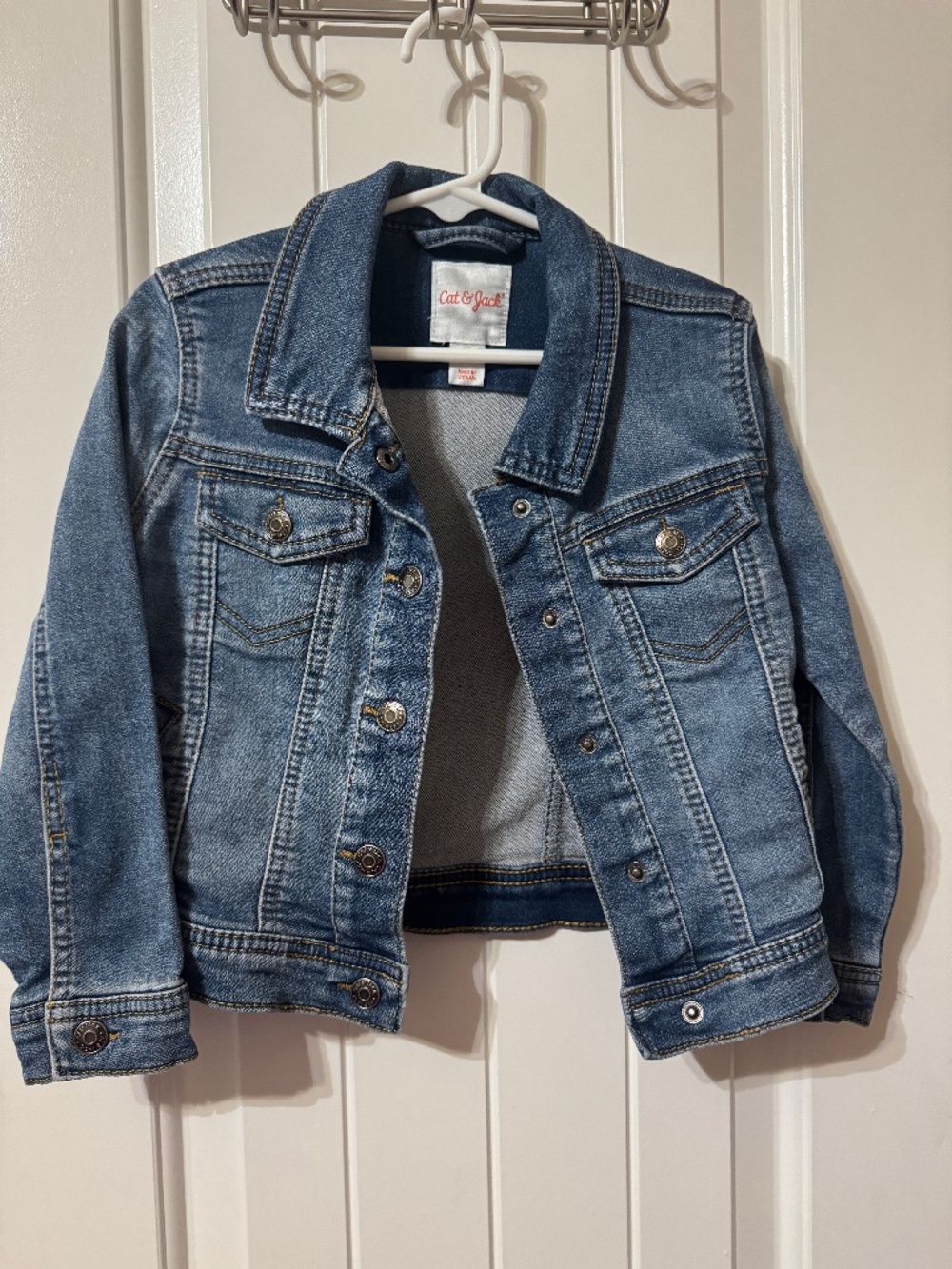 Cat & Jack Denim Jean Jacket Toddler Boys/Girls Size 4T